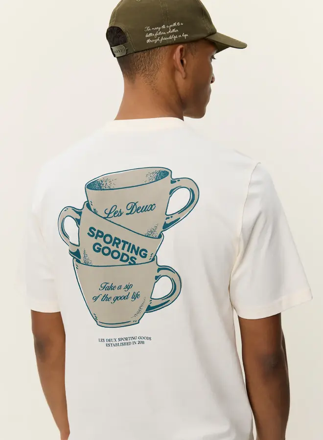 Les Deux T-Shirt Ben Artist 1001565 - 211 EGGNOG WHITE