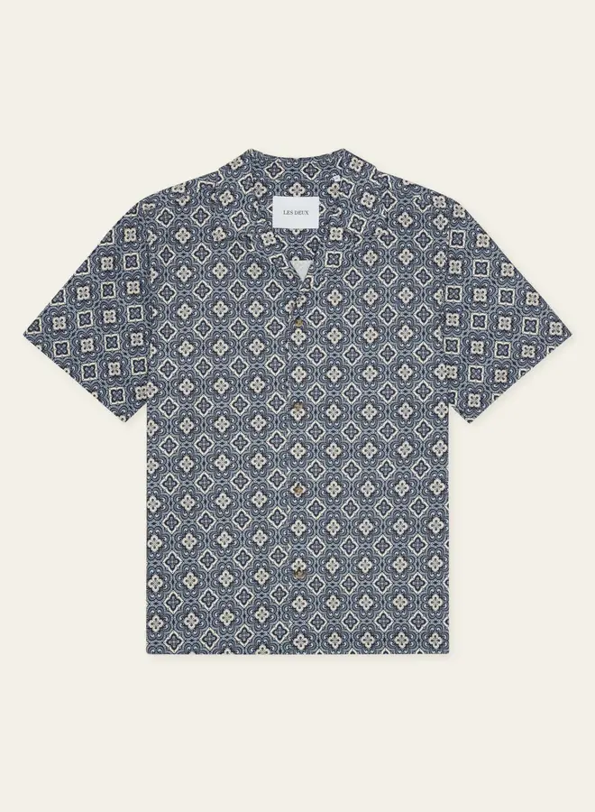 Les Deux Overshirt Lukas Arabesque 1001372 - 435 BLUE FOG