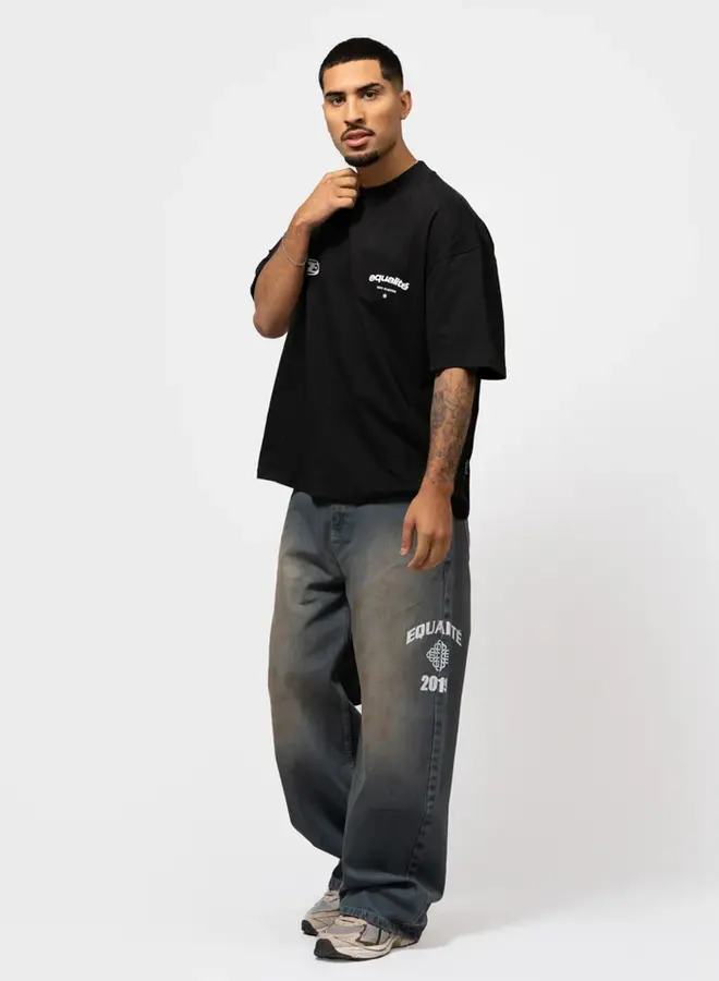 T-Shirt Stay Equal Boxy EQ.26.1.16.9.200 - 200 Black