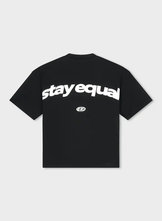 Equalité T-Shirt Stay Equal Boxy EQ.26.1.16.9.200 - 200 Black