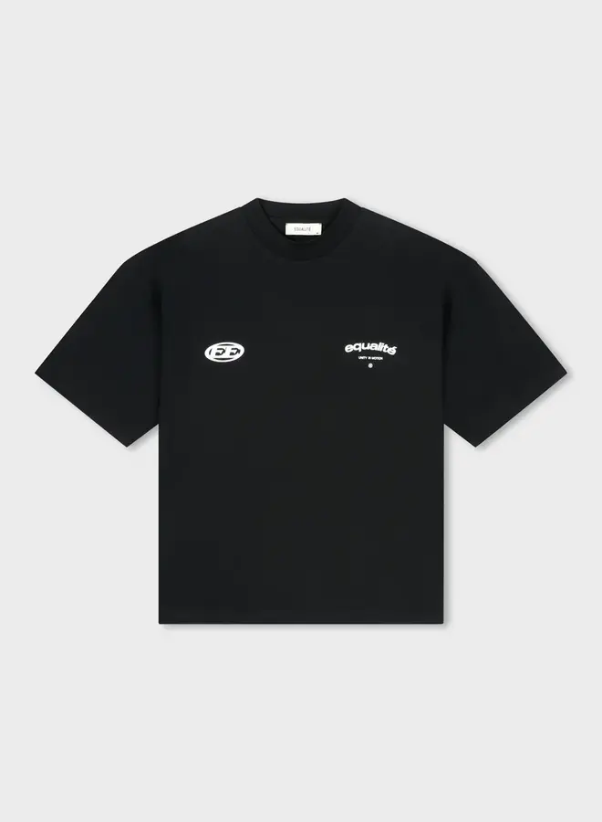 Equalité T-Shirt Stay Equal Boxy EQ.26.1.16.9.200 - 200 Black