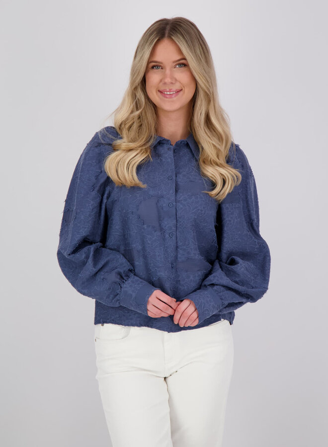 Blouse 19619 - Vintage Indigo