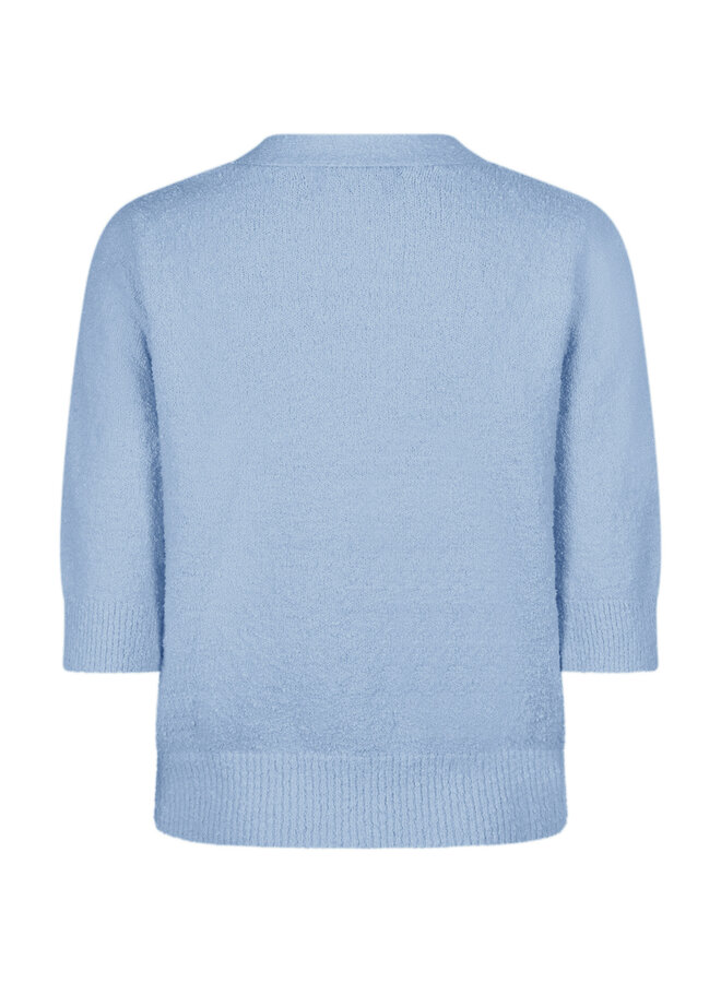 Red button Vest Popcorn SRB4882 - 31 Light Blue