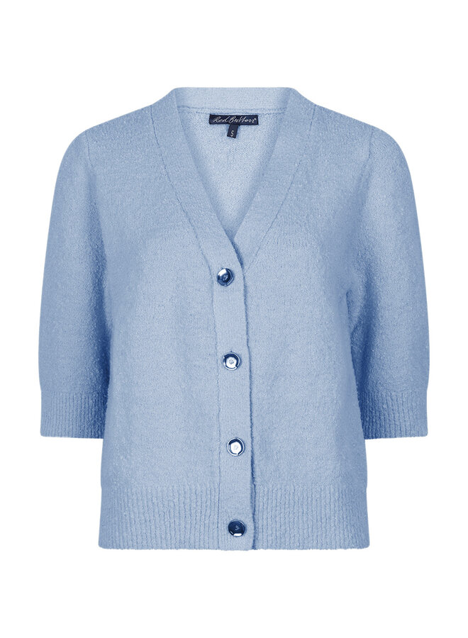 Red button Vest Popcorn SRB4882 - 31 Light Blue