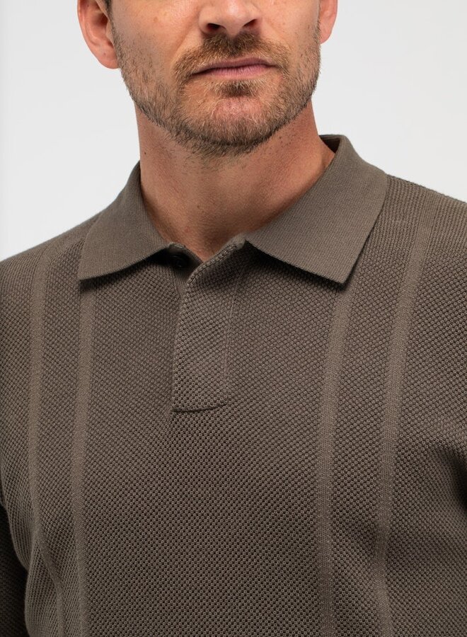 Butcher of blue Polo Knitted Ripley M2616001 - 708 dk. granite