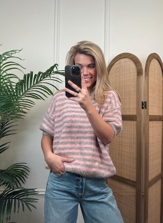 Truitje 51282 - Roze/Taupe