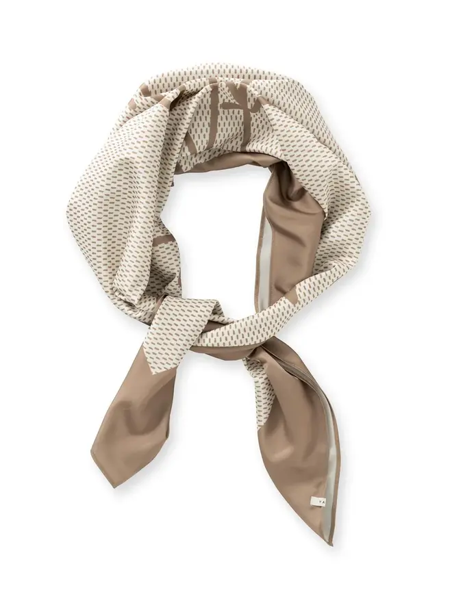 Sjaal 03-501047-602 - 990511 Tan Brown Dessin