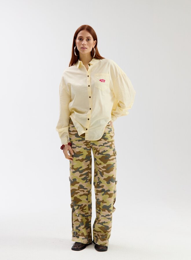 Harper and Yve Blouse Melina SS6C600 - 717 Yellow Stripe