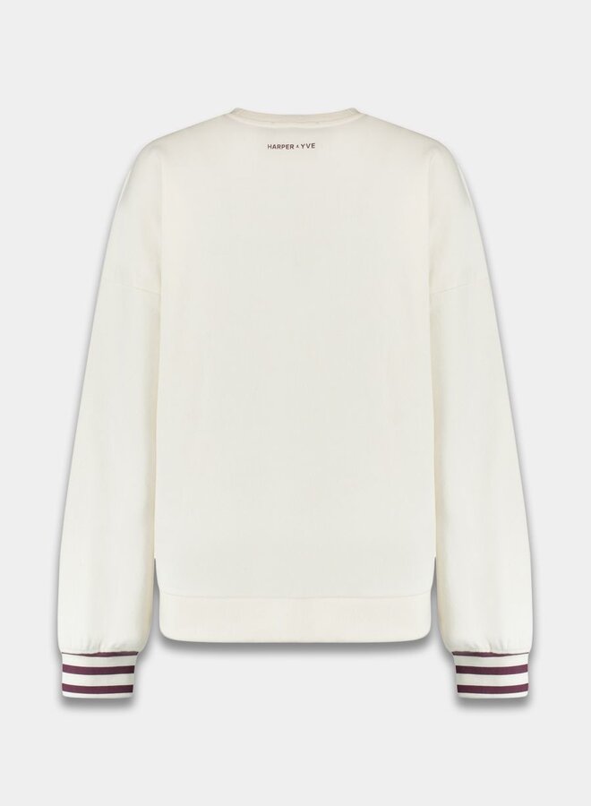 Harper and Yve Sweater Bandida SS6Y501 - 101 Ecru