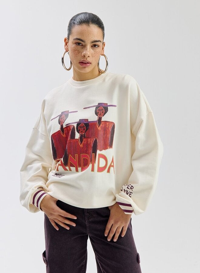 Harper and Yve Sweater Bandida SS6Y501 - 101 Ecru