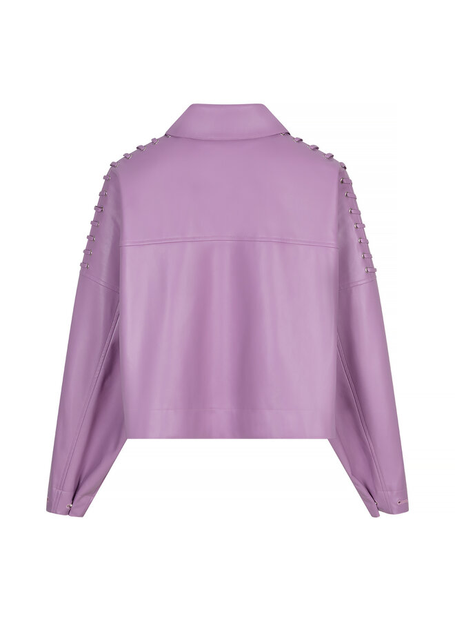 Studio Amaya Leren Jas Elina 261-ST37 - 501 Lila