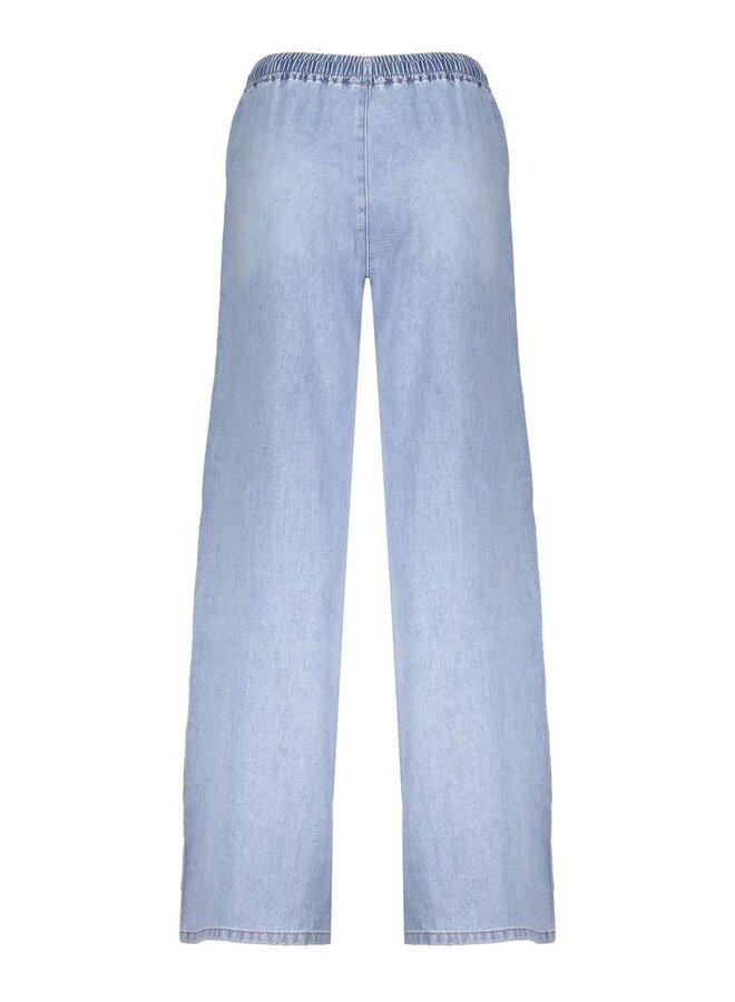Geisha Wide Leg Jeans 61051-10 - 830 Bleached Denim