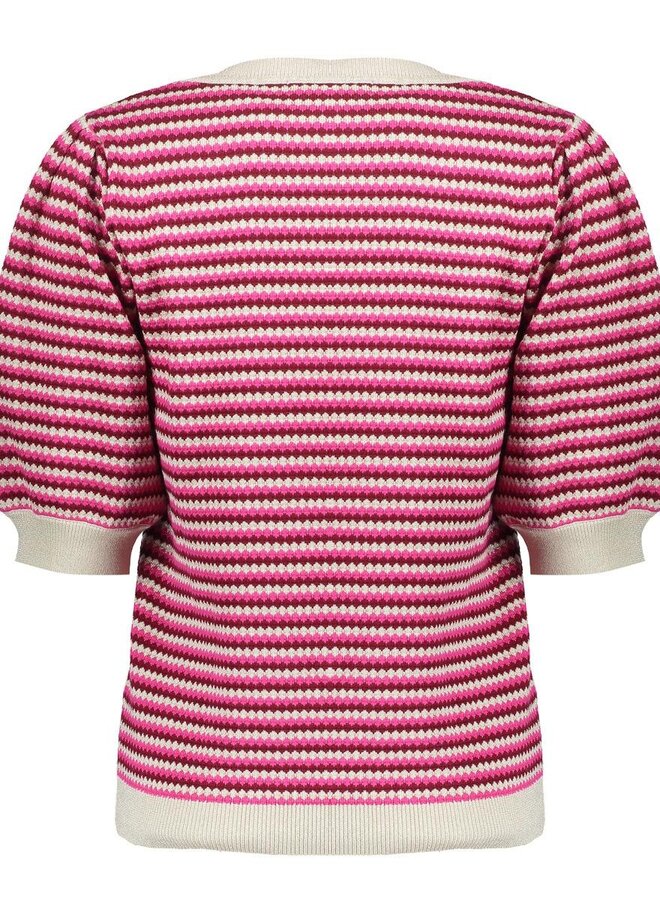 Geisha Lurex Trui 64066-14 - 710 Kit/Fuchsia