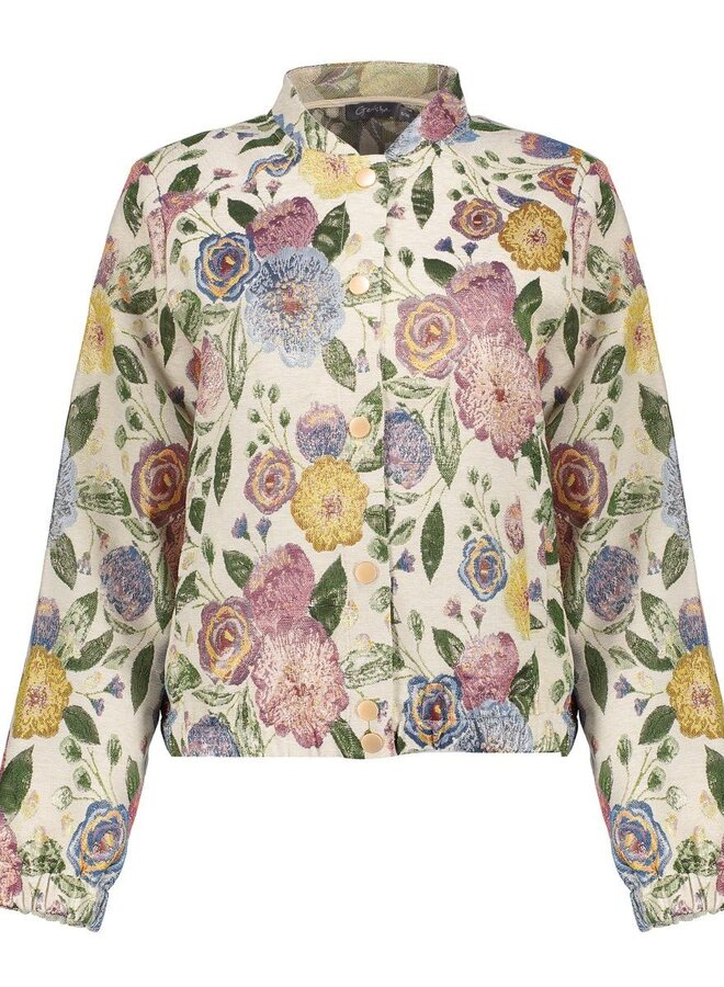 Geisha Jacket 65090-26 - 720 Sand/Green/Gold