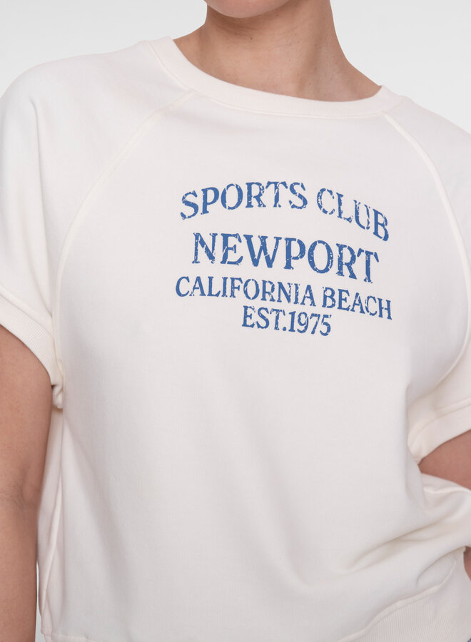 Geisha T-Shirt 62046-41 - 10 Off White/Jeans Blue