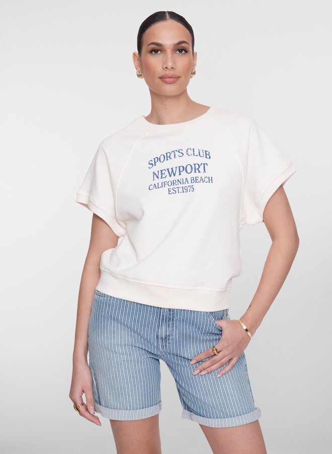 T-Shirt 62046-41 - 10 Off White/Jeans Blue