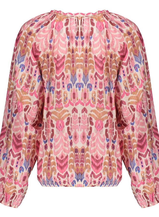 Geisha Blouse 63219-20 - 420 Pink/Cherry