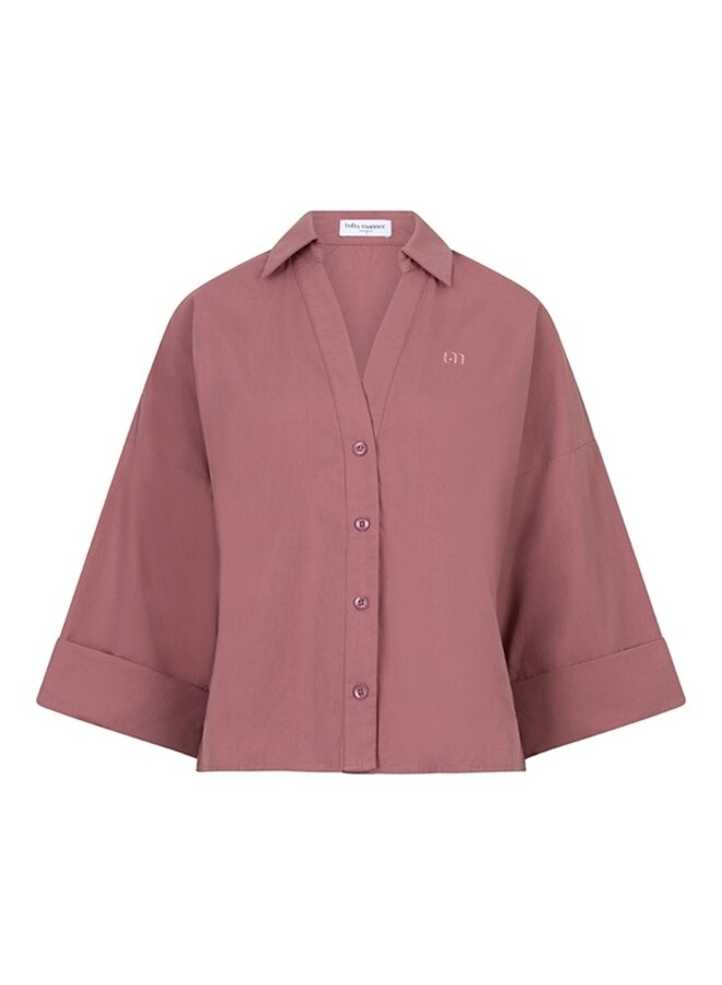 Lofty Manner Blouse Selou RA03 - 309 Mauve Pink