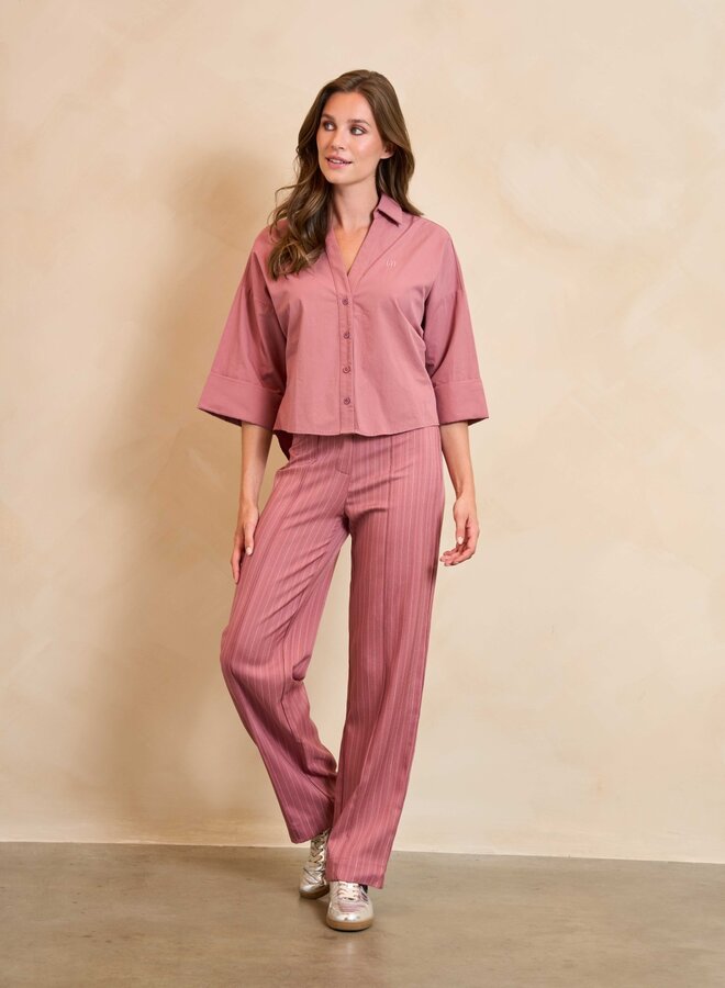 Lofty Manner Blouse Selou RA03 - 309 Mauve Pink