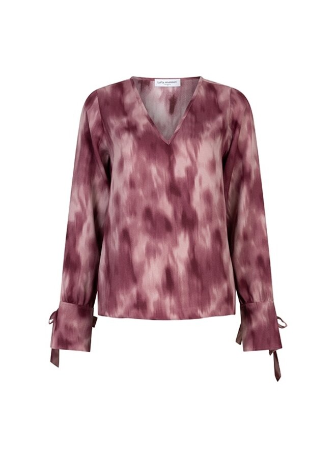 Lofty Manner Blouse Lora RA01 - 318 Mauve Ombre