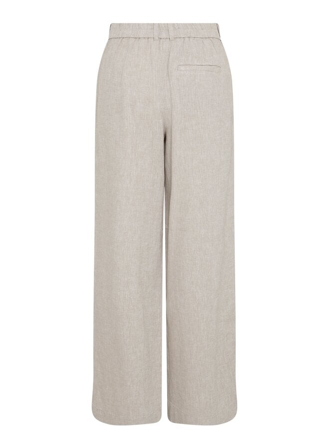 Msch Copenhagen Linnen Broek MSCHViana 19651 - Sand Melange