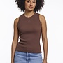 Rino & Pelle Tanktop Filipa 7002622 - 11045 Dark Bark