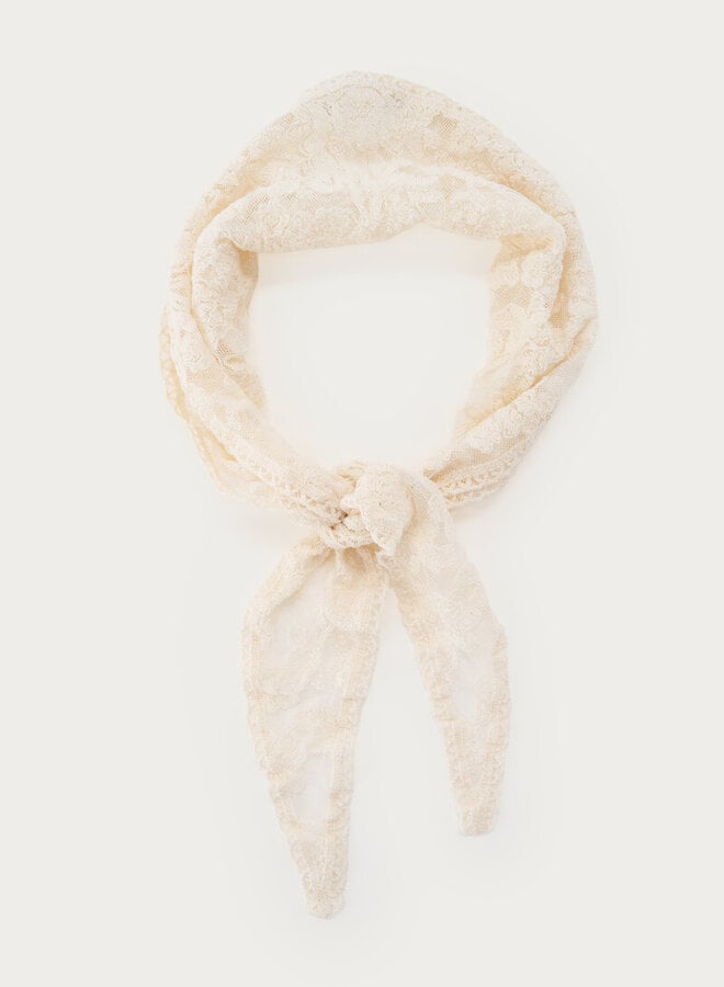 My Jewellery Kanten Sjaal MJ15973-0900 - Beige