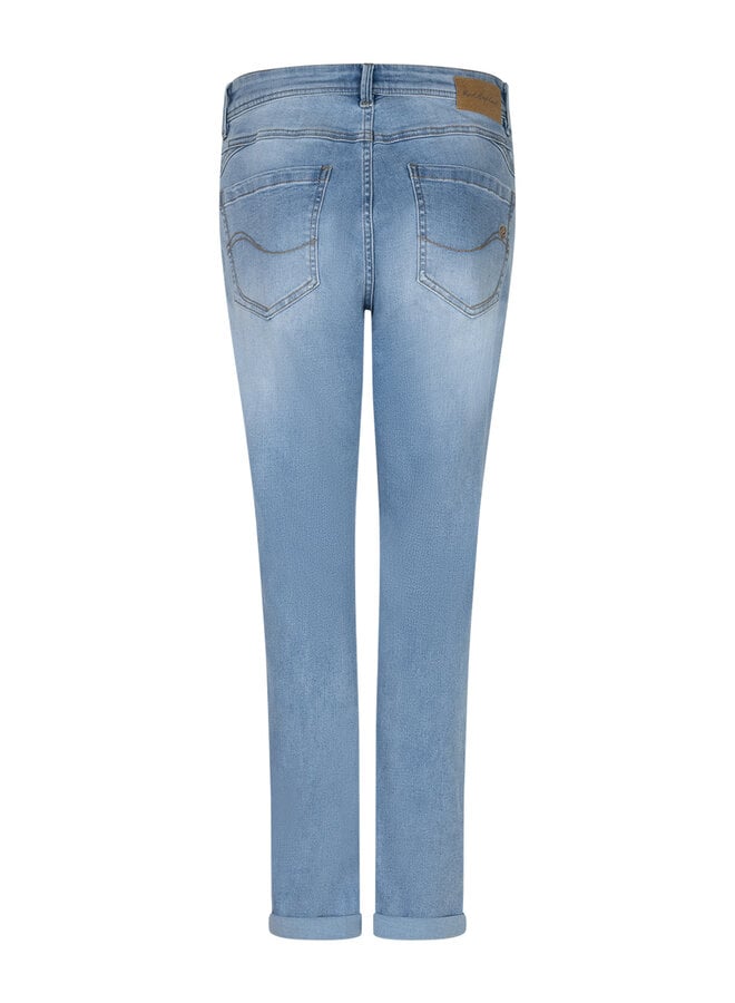 Red button Relaxed Denim SRB4900 - 220 Stone Used