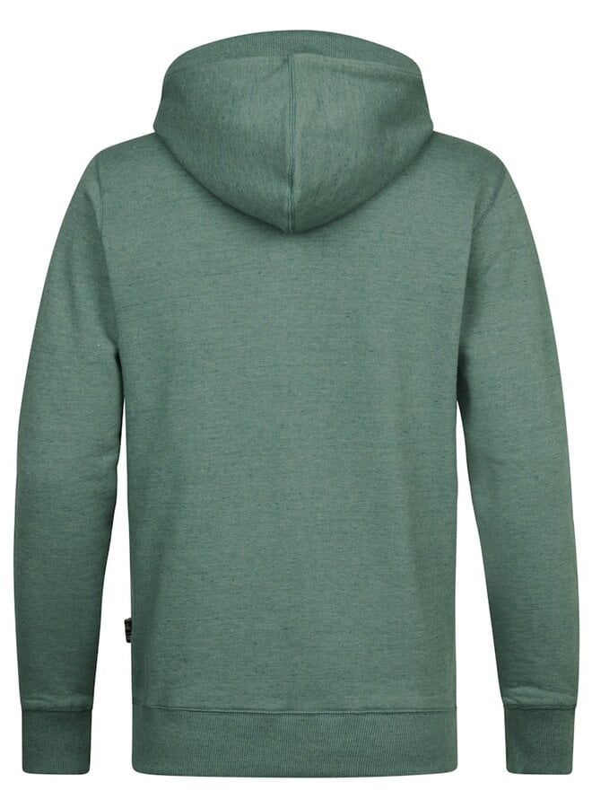 Petrol Vest Men Hooded Zip M-1060-SWH319 - 6180 Oil Green