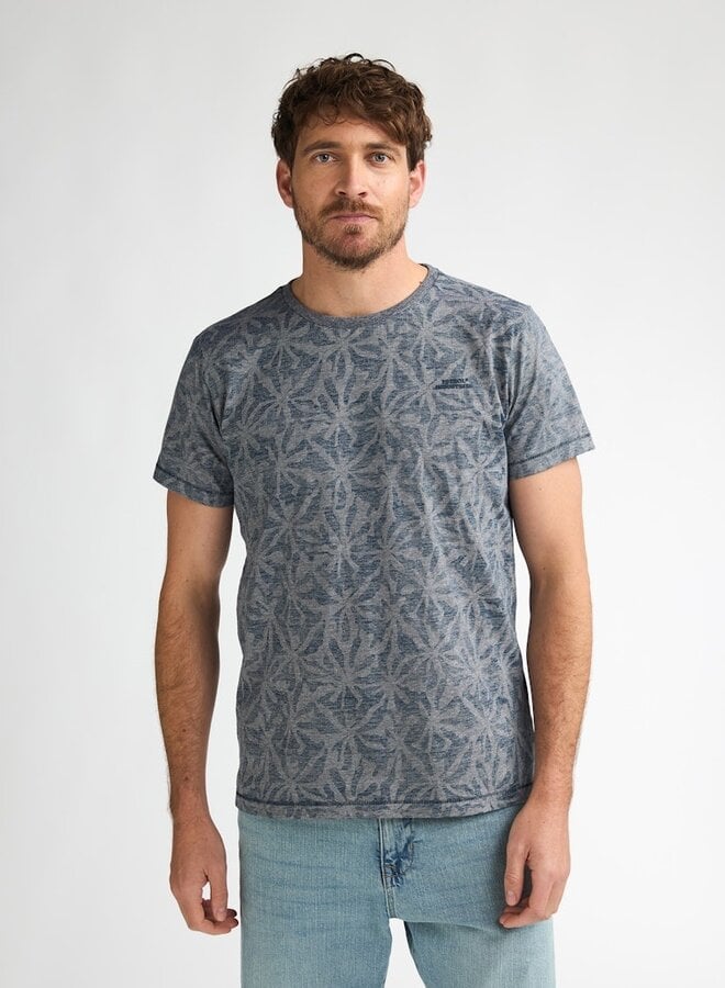 Petrol T-Shirt M-1060-TSR650 - 5178 Navy Blue