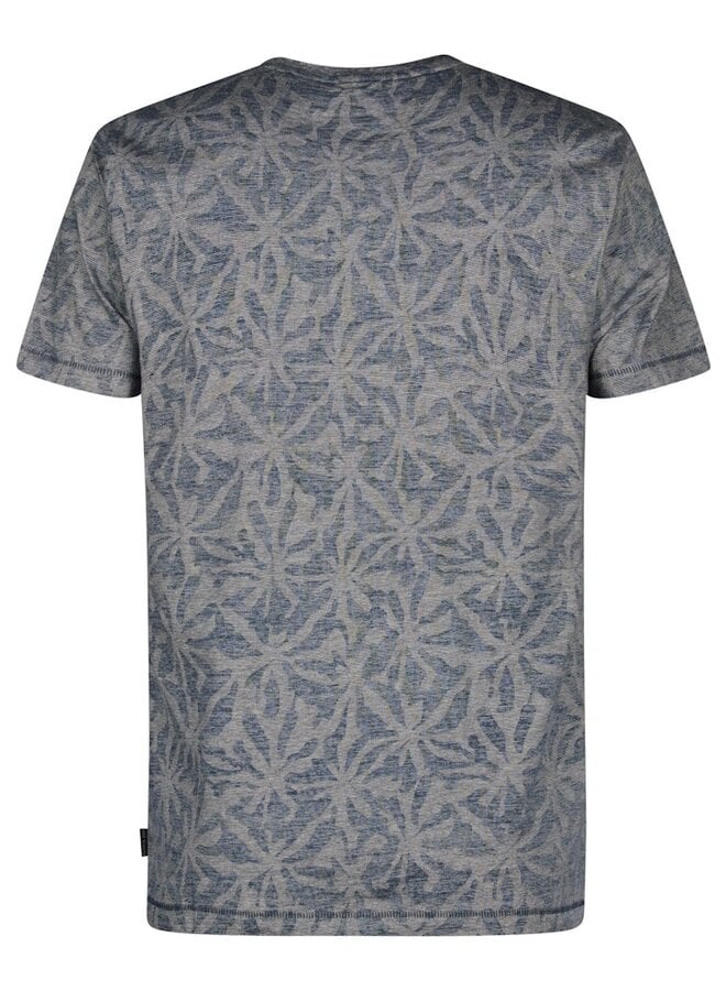 Petrol T-Shirt M-1060-TSR650 - 5178 Navy Blue