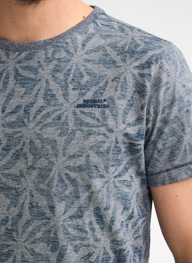 Petrol T-Shirt M-1060-TSR650 - 5178 Navy Blue