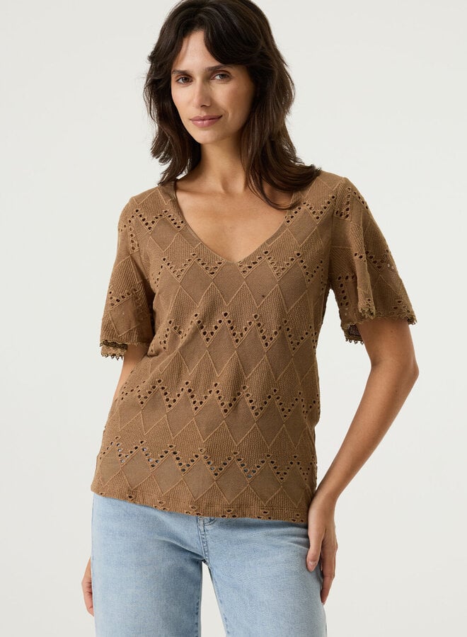 Garcia T-Shirt O260007 - 5232 Soft Taupe