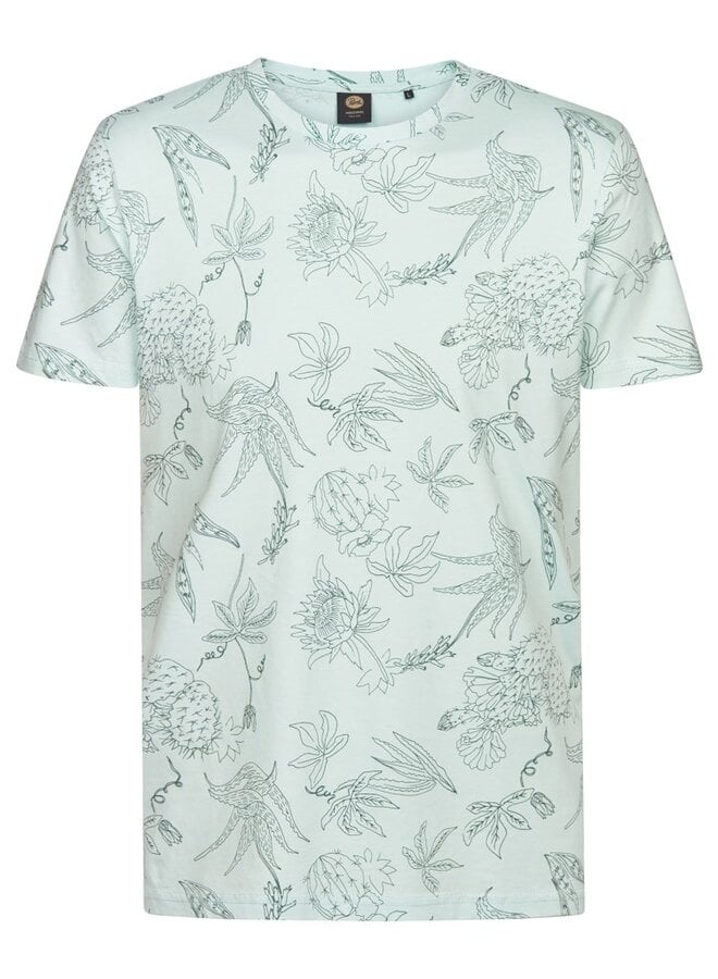 Petrol T-Shirt M-1060-TSR618 - 6181 Cool Mint