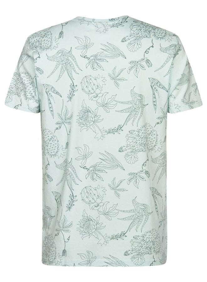 Petrol T-Shirt M-1060-TSR618 - 6181 Cool Mint