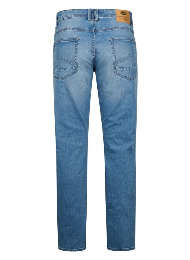 Petrol Tapered Fit Jeans Russel - 5715 Sunny Blue
