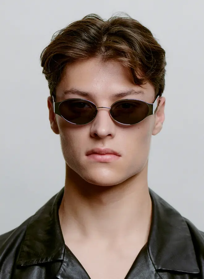 A.kjaerbede Zonnebril Bella KL2602-001 - Silver Black