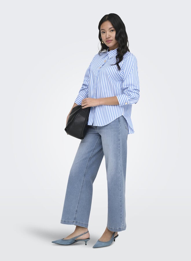 Blouse ONLLYRA 15369914 - Provence Stripes