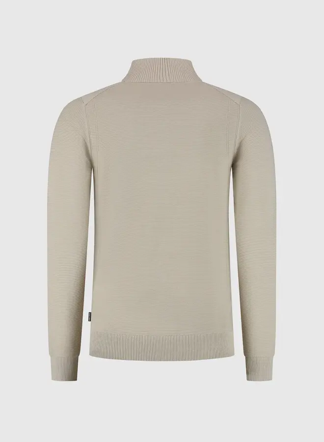 SAINT STEVE Half-Zip Trui Helmut 241298 - 20007 Sand