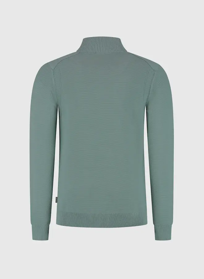 SAINT STEVE Half-Zip Trui Hilco 241298 - 60018 Silver Green