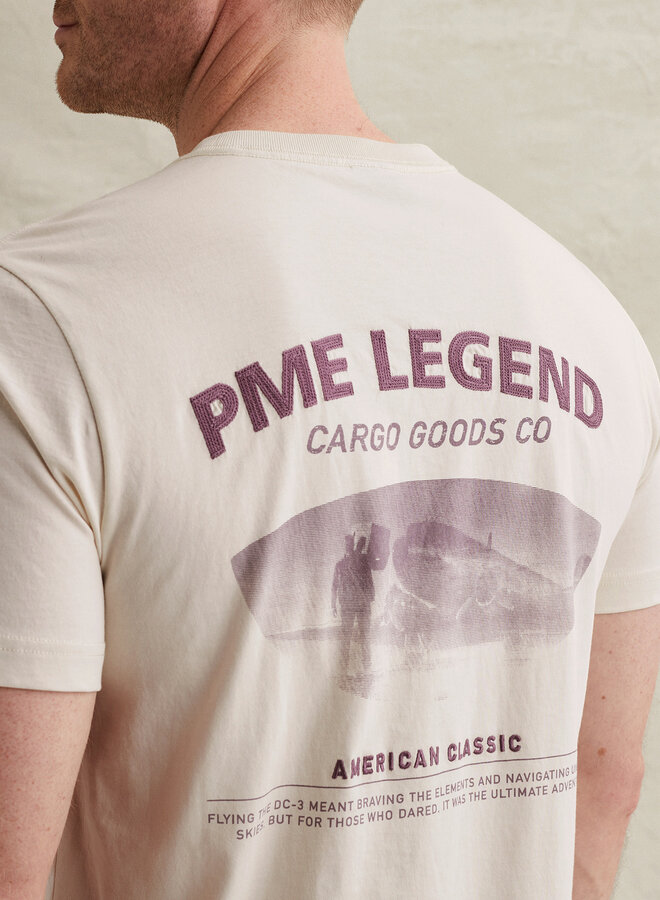 PME Legend T-shirt PTSS2603571 - 7013 Bone White
