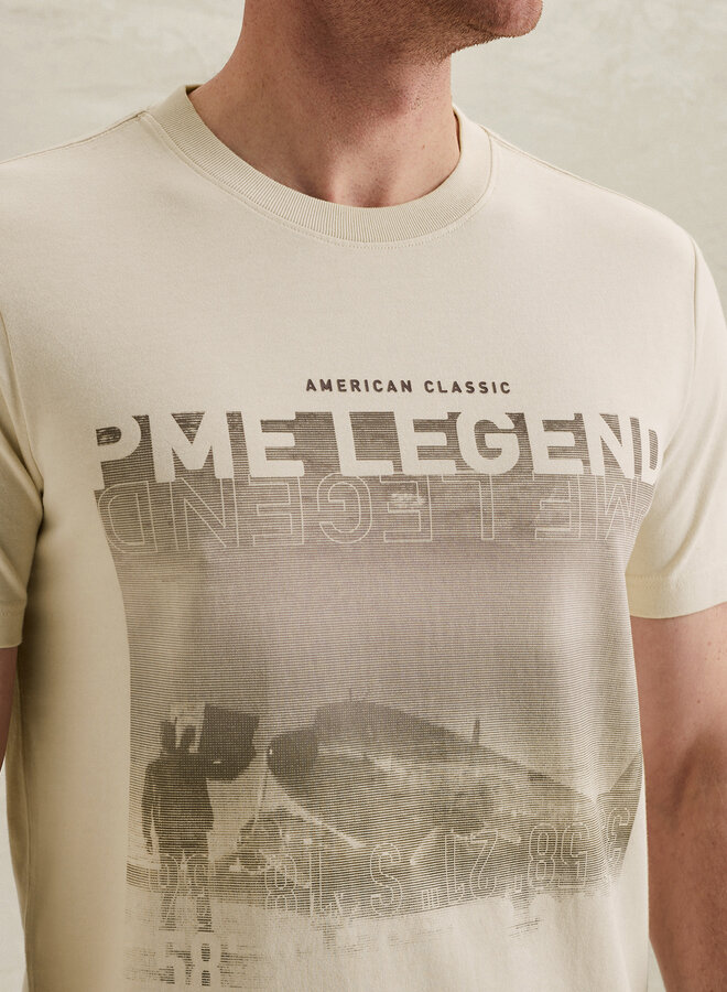 PME Legend T-shirt PTSS2603570 - 7013 Bone White