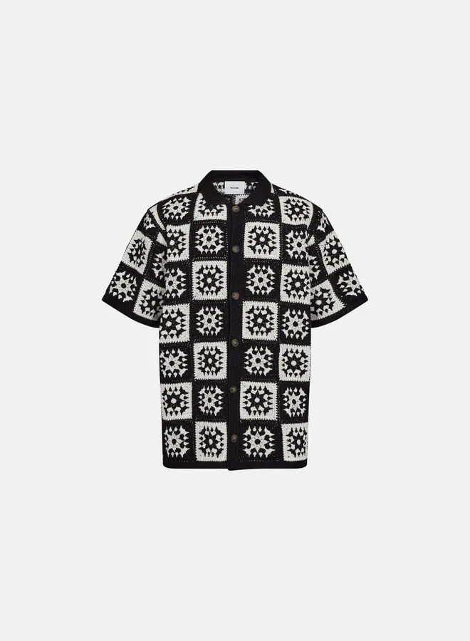 Resteröds Gehaak Shirt Leon30252-2600 - 9001-black