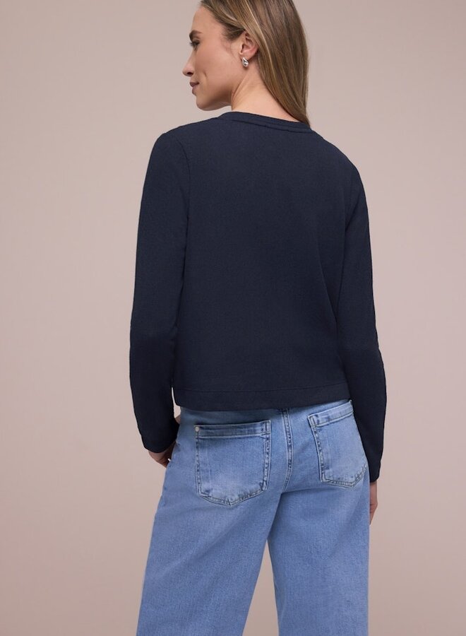 Street One Openvallend Vest 324788 - 17502 Shadowed Navy