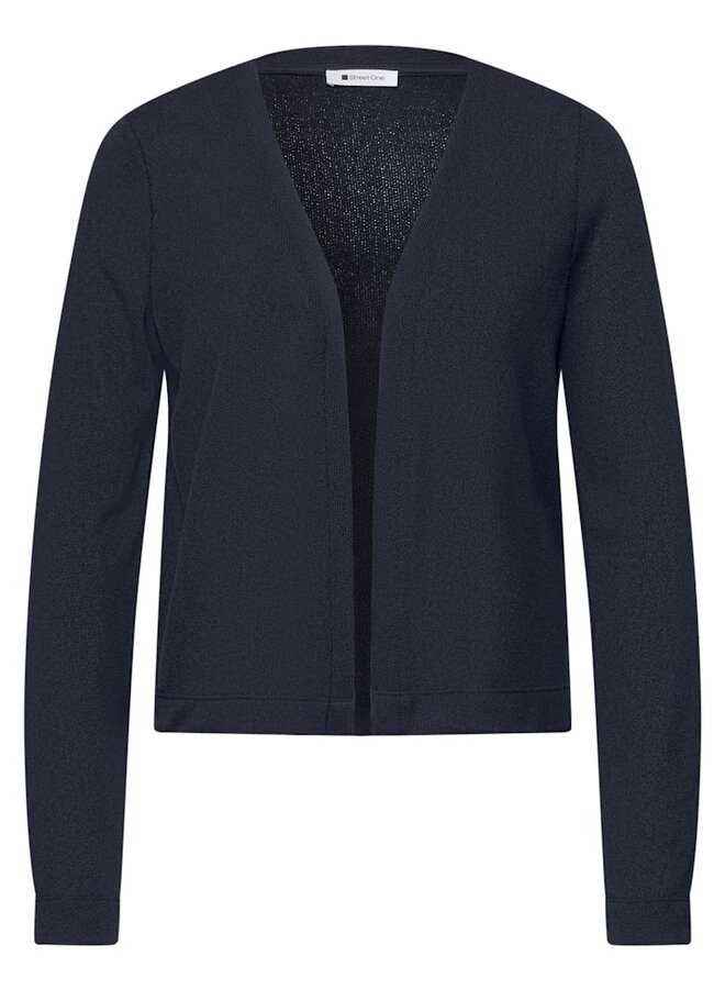 Street One Openvallend Vest 324788 - 17502 Shadowed Navy