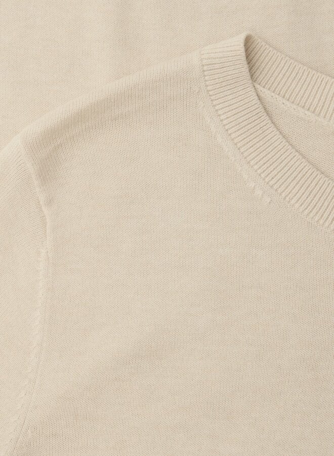 Street One Trui Korte Mouw 303818 - 17514 Smoke Beige Mel.