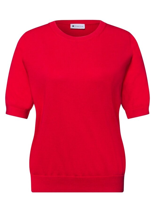 Street One Trui Kort Mouw 303818 - 17504 Salsa Red