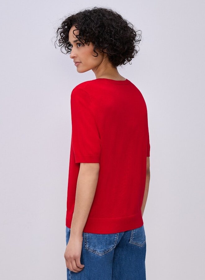 Street One Trui Kort Mouw 303818 - 17504 Salsa Red