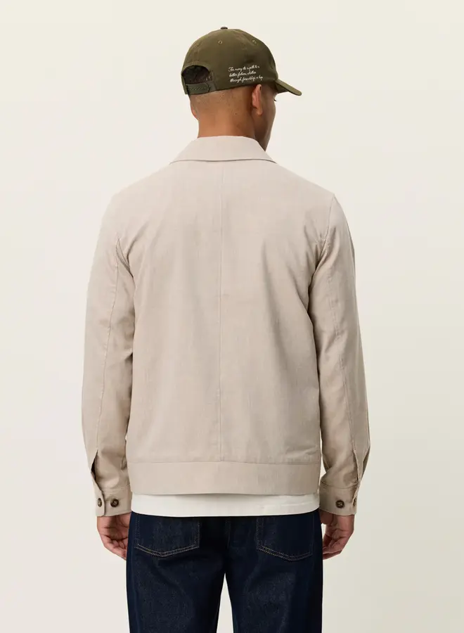 Les Deux Linnen Overshirt Como 1001343 - 815 Light Sand