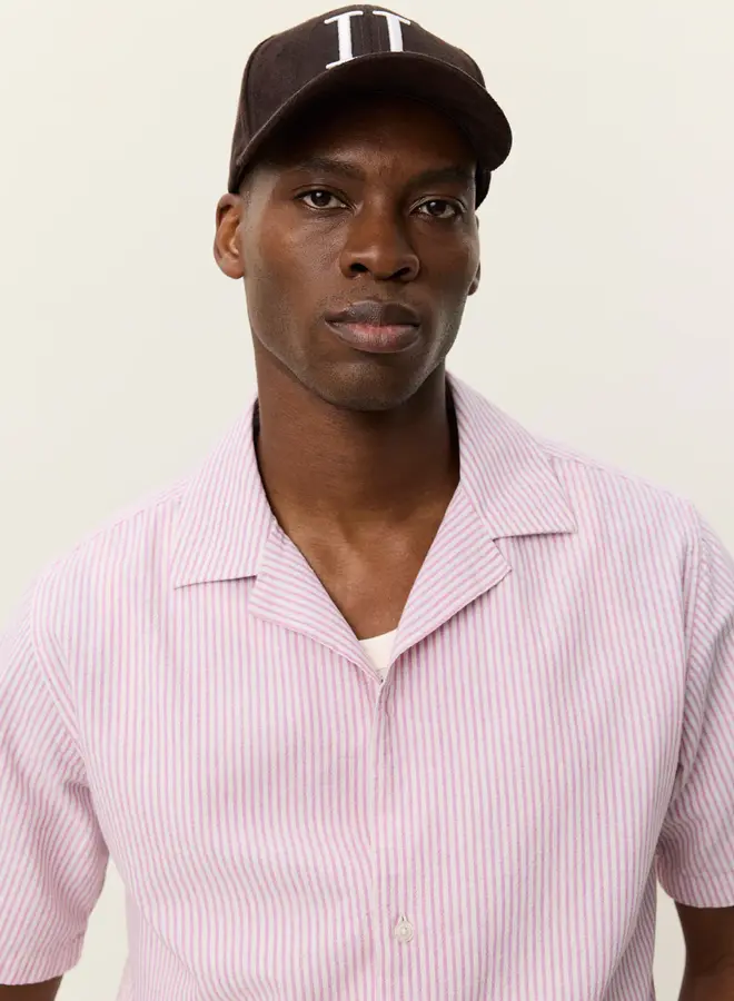 Les Deux Linnen Overhemd Lukas 1001383 - 612 Crocus Pink